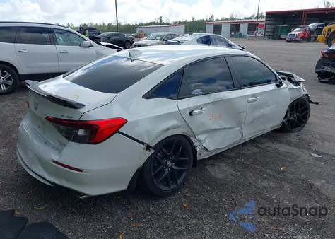 2022 Honda Civic Sport из США, поврежденный, VIN 2HGFE2F54NH574535